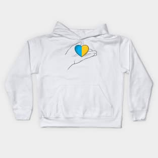 We support Ukraine Kids Hoodie